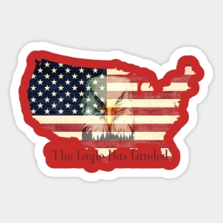 Eagle Has Landed - Full size Decal Sticker